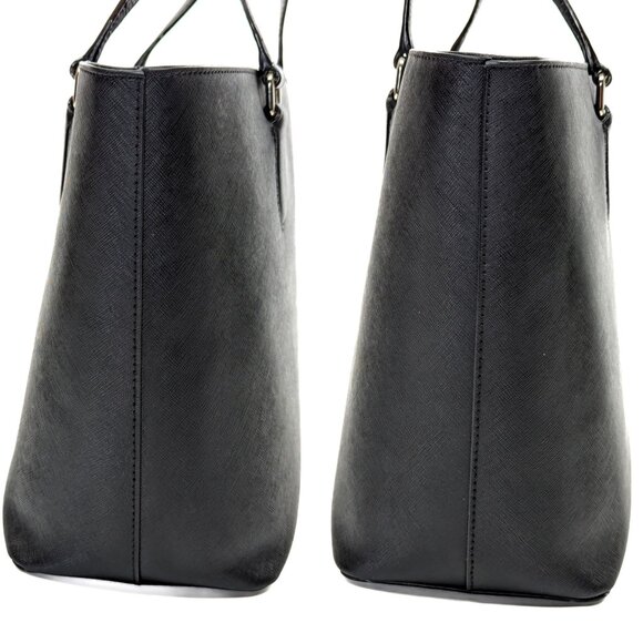 KATE SPADE Dally Laurel Way Saffiano Leather Zip Top Tote Black - Picture 6 of 15